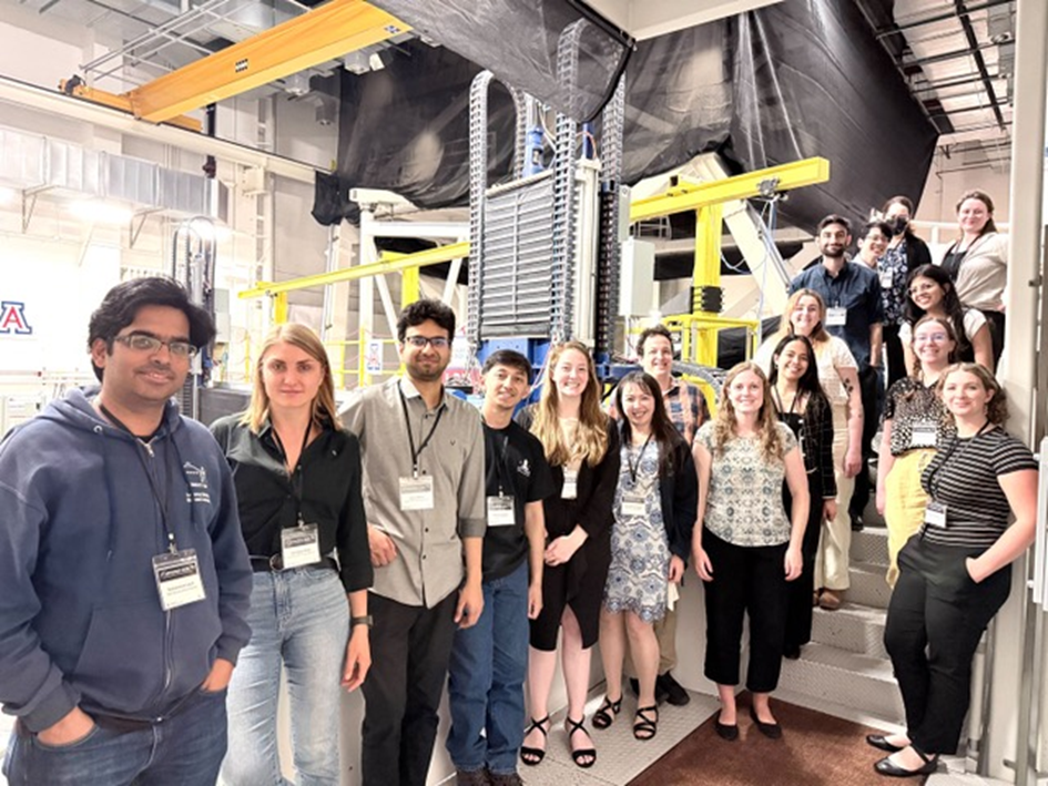 Group photo during workshop tour